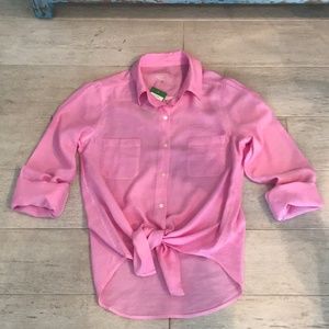 Lilly Pulitzer Pink Button Up Shirt